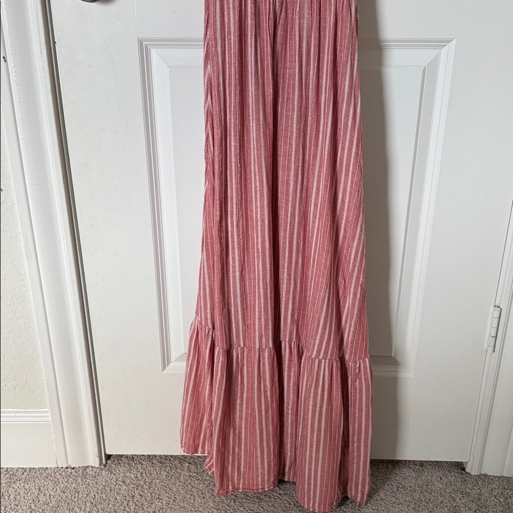 Old Navy Waist-Defined Braided-Strap Dobby Stripe Maxi Dress - Picture 8 of 12
